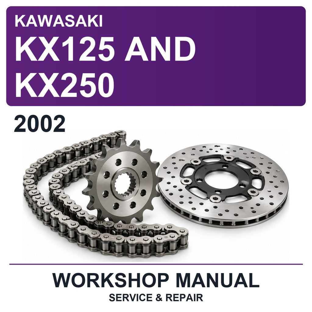 2002 Kawasaki KX125 And KX250 Workshop Service & Repair Manual