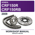 2009 Honda CRF150R CRF150RB Workshop Service & Repair Manual