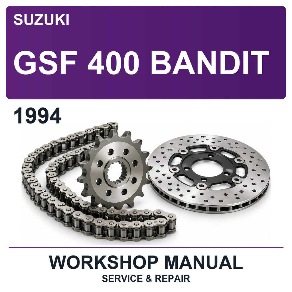 1994 Suzuki GSF 400 Bandit Workshop Service & Repair Manual