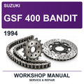 1994 Suzuki GSF 400 Bandit Workshop Service & Repair Manual