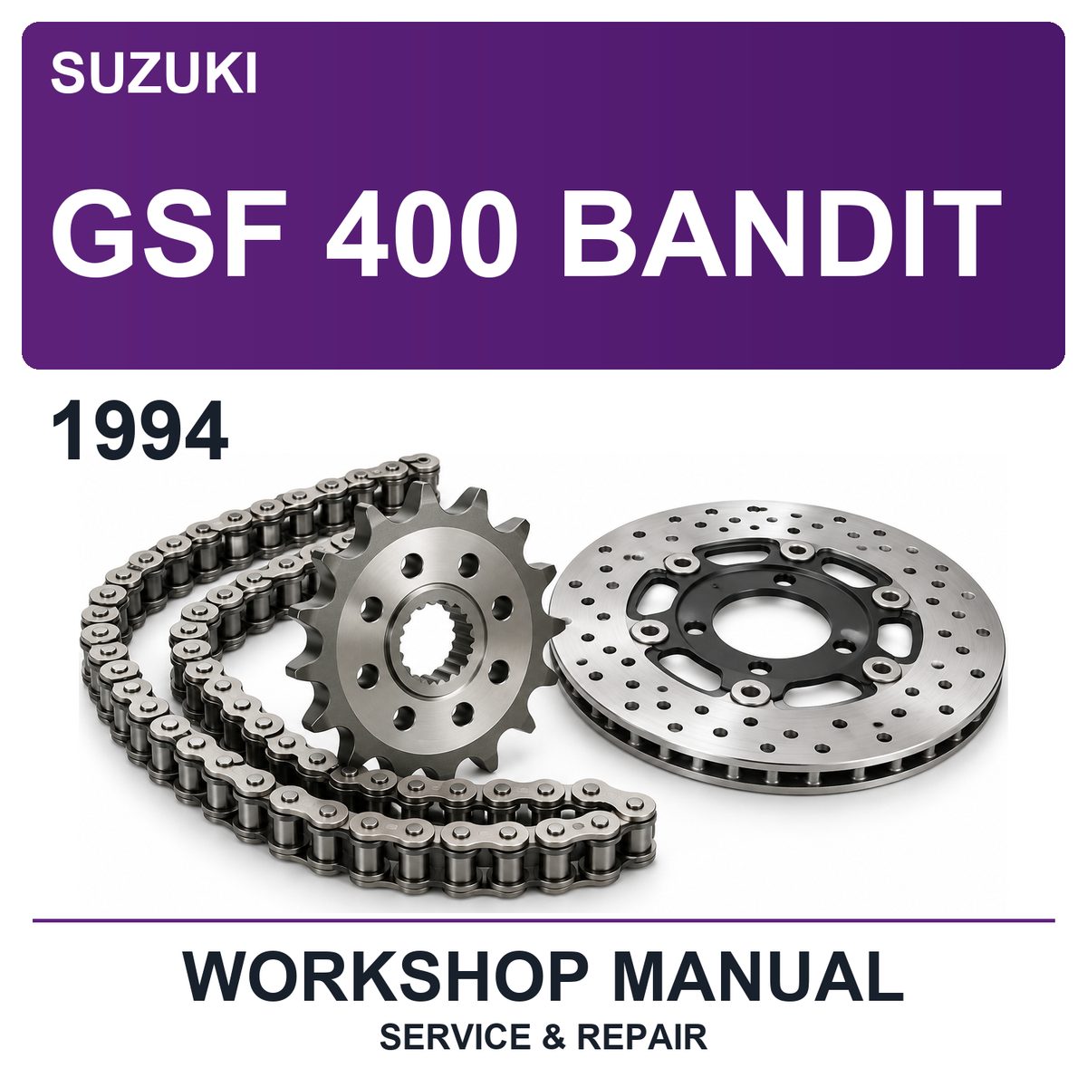 1994 Suzuki GSF 400 Bandit Workshop Service & Repair Manual