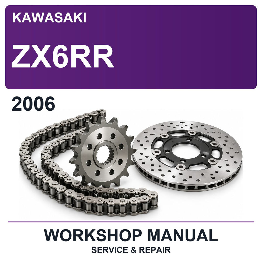 2006 Kawasaki ZX6RR Workshop Service & Repair Manual