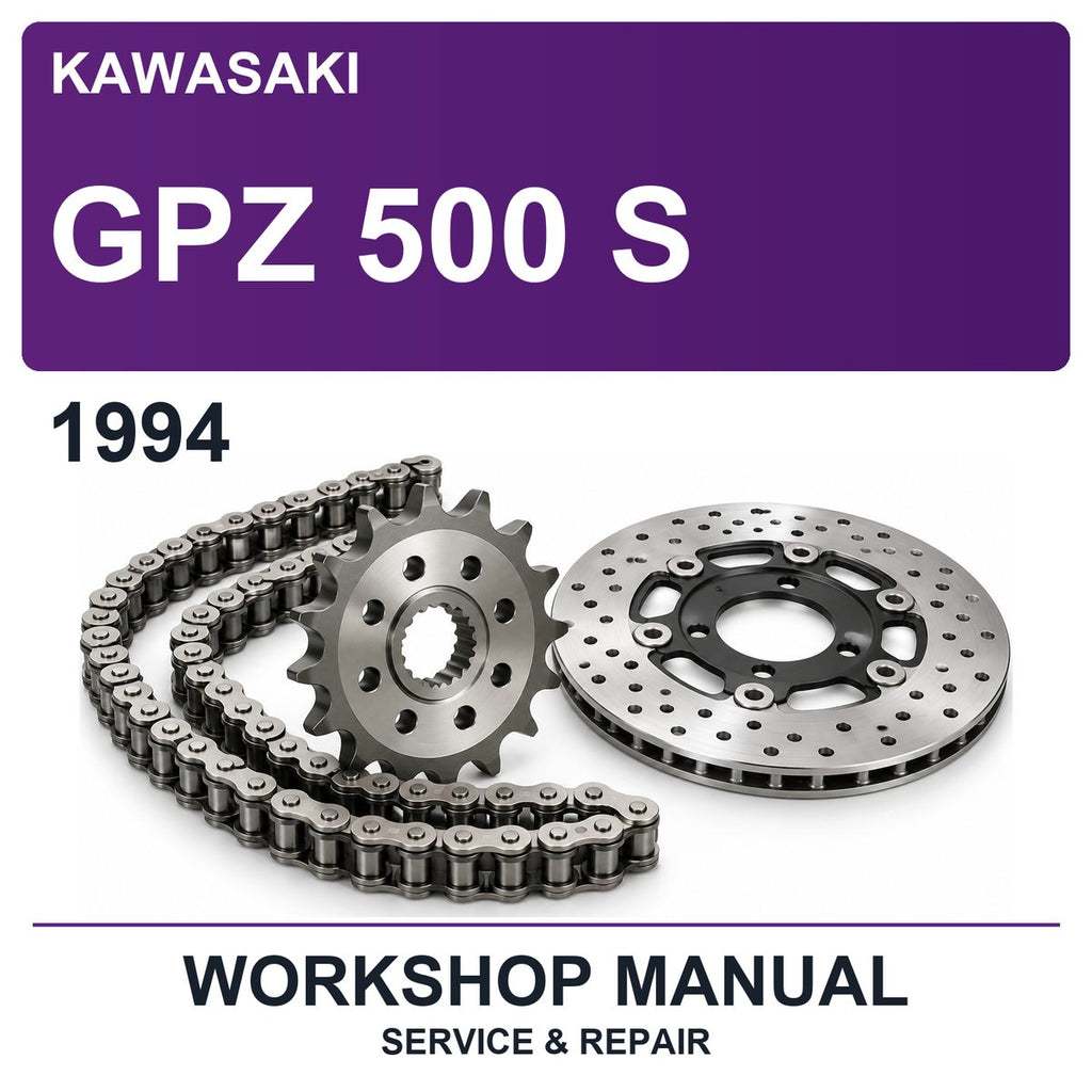 1994 Kawasaki Gpz 500 S Workshop Service & Repair Manual