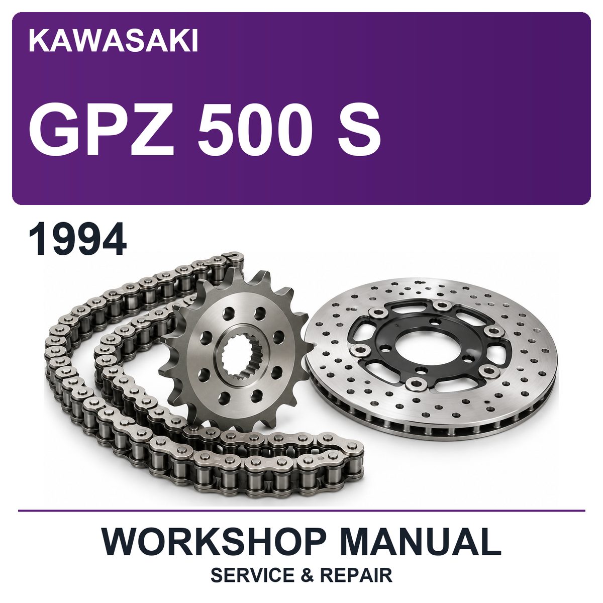 1994 Kawasaki Gpz 500 S Workshop Service & Repair Manual