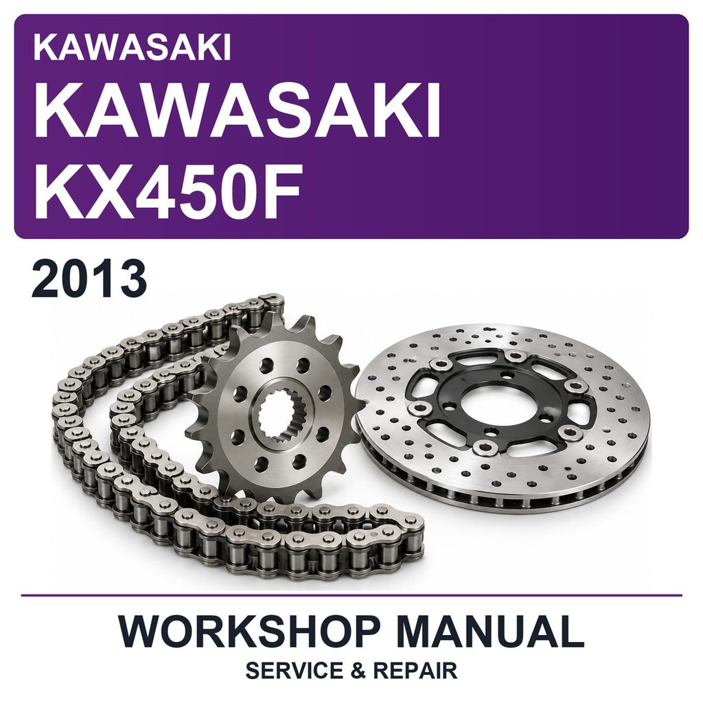 2013 Kawasaki Kawasaki KX450F Workshop Service & Repair Manual