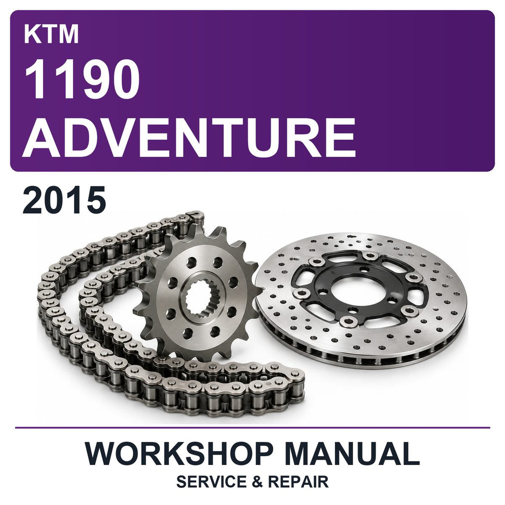 2015 KTM 1190 Adventure Workshop Service & Repair Manual
