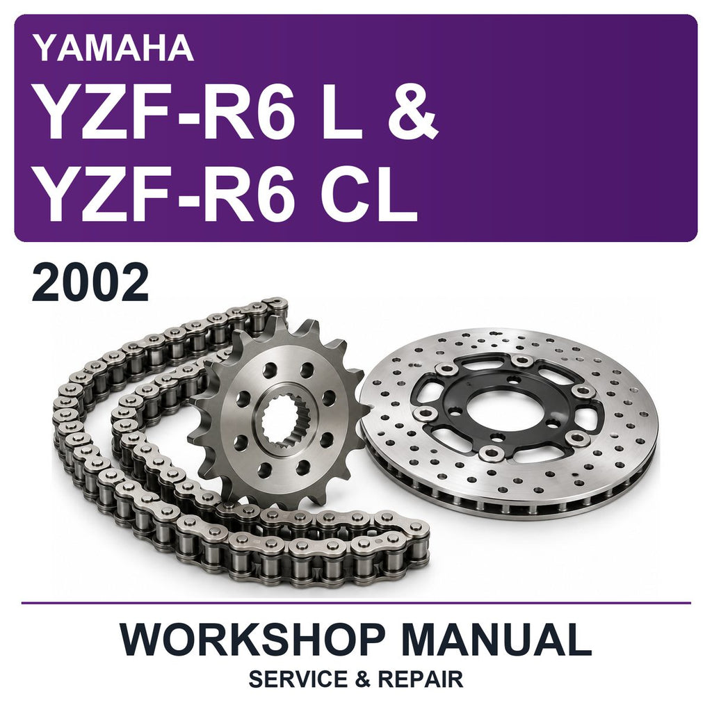 2002 Yamaha YZF-R6 L & YZF-R6 CL Workshop Service & Repair Manual