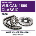 2006 Kawasaki Vulcan 1600 Classic Workshop Service & Repair Manual
