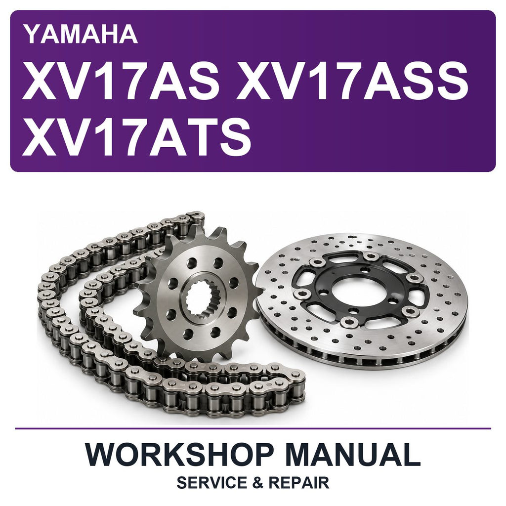Yamaha XV17AS XV17ASS XV17ATS Workshop Service & Repair Manual