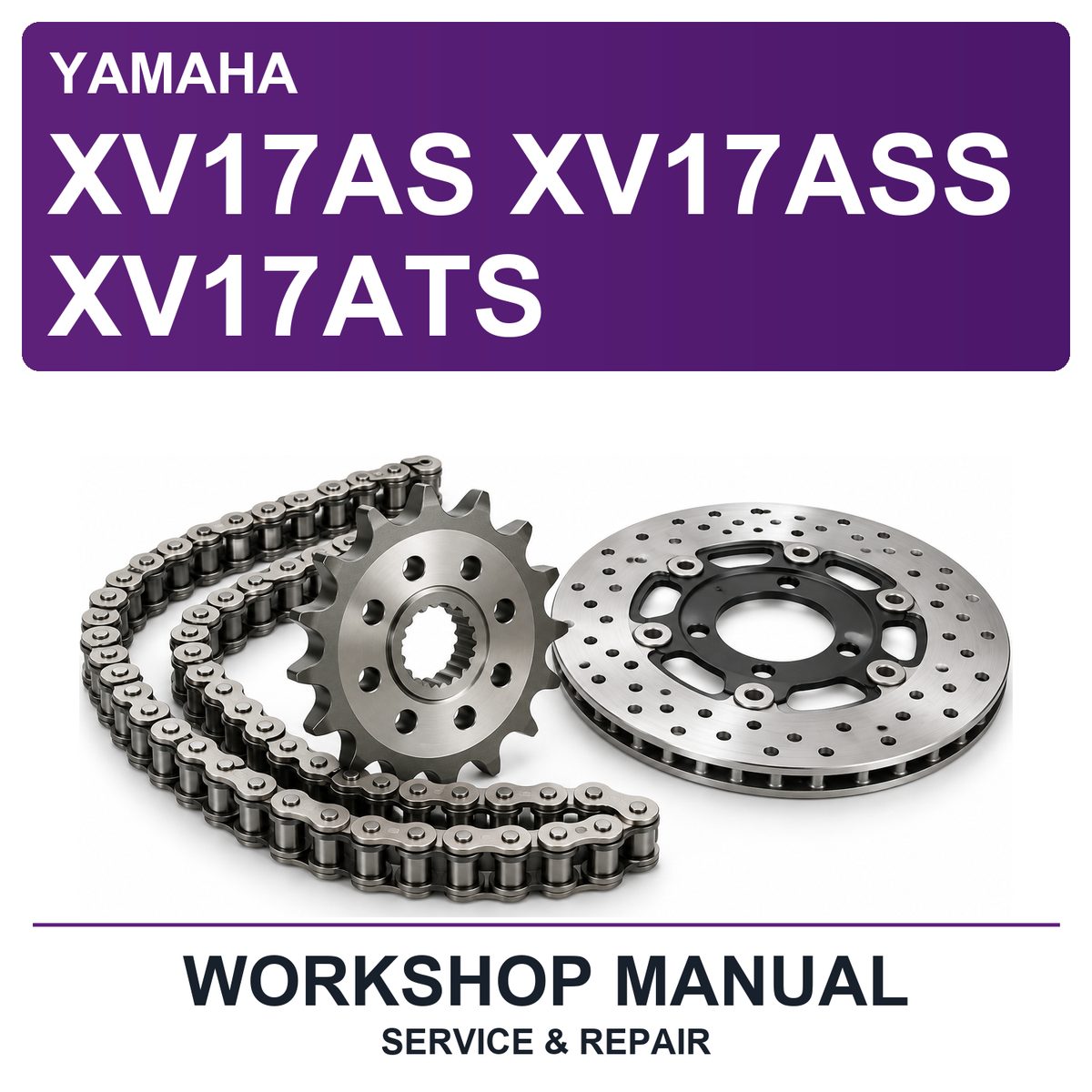 Yamaha XV17AS XV17ASS XV17ATS Workshop Service & Repair Manual