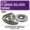 2001 Honda FJS600 Silver Wing Workshop Service & Repair Manual