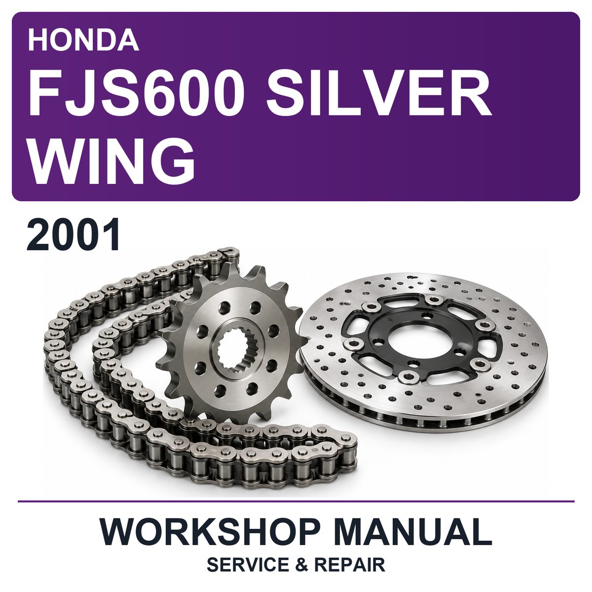 2001 Honda FJS600 Silver Wing Workshop Service & Repair Manual