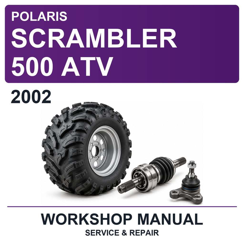2002 Polaris Scrambler 500 ATV Workshop Service & Repair Manual