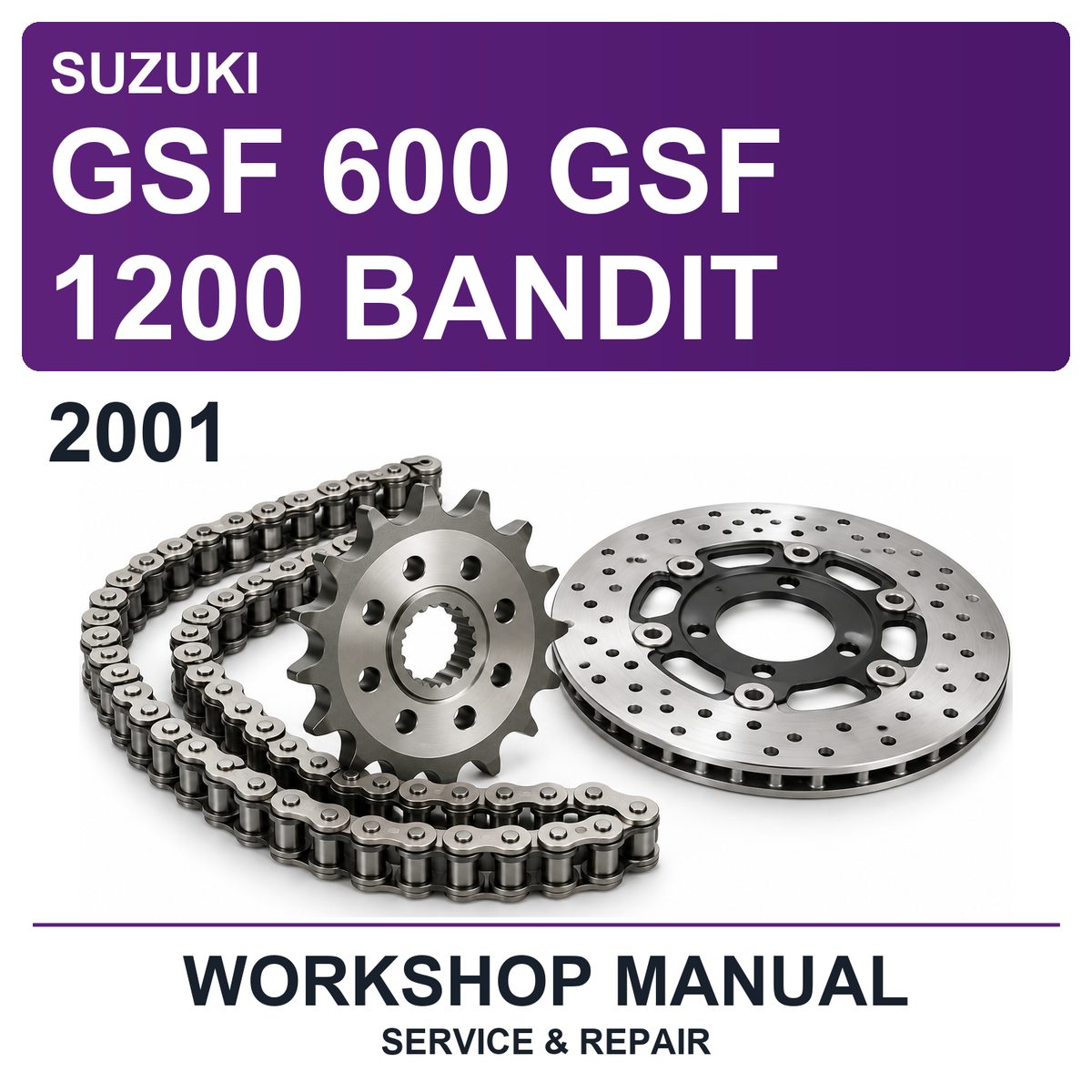2001 Suzuki GSF 600 GSF 1200 Bandit Workshop Service & Repair Manual