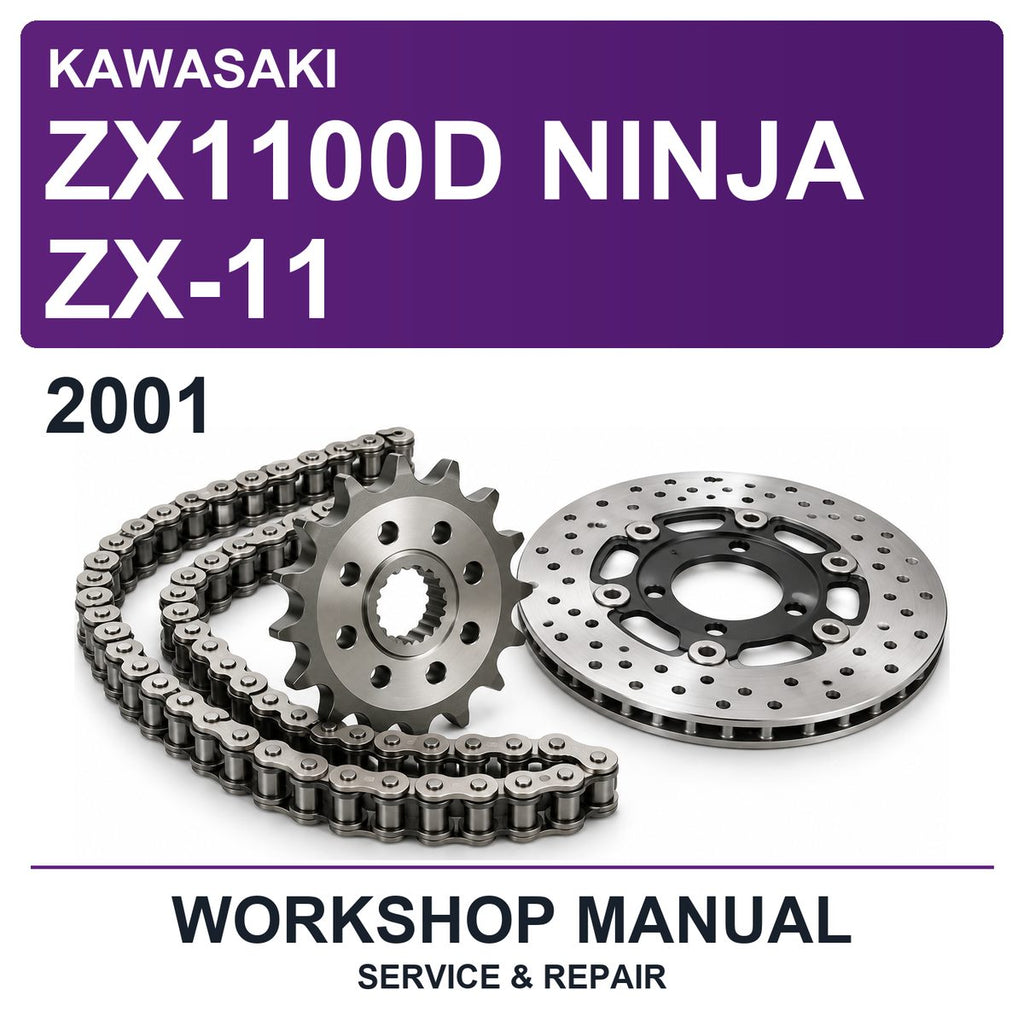 2001 Kawasaki ZX1100D Ninja ZX-11 Workshop Service & Repair Manual