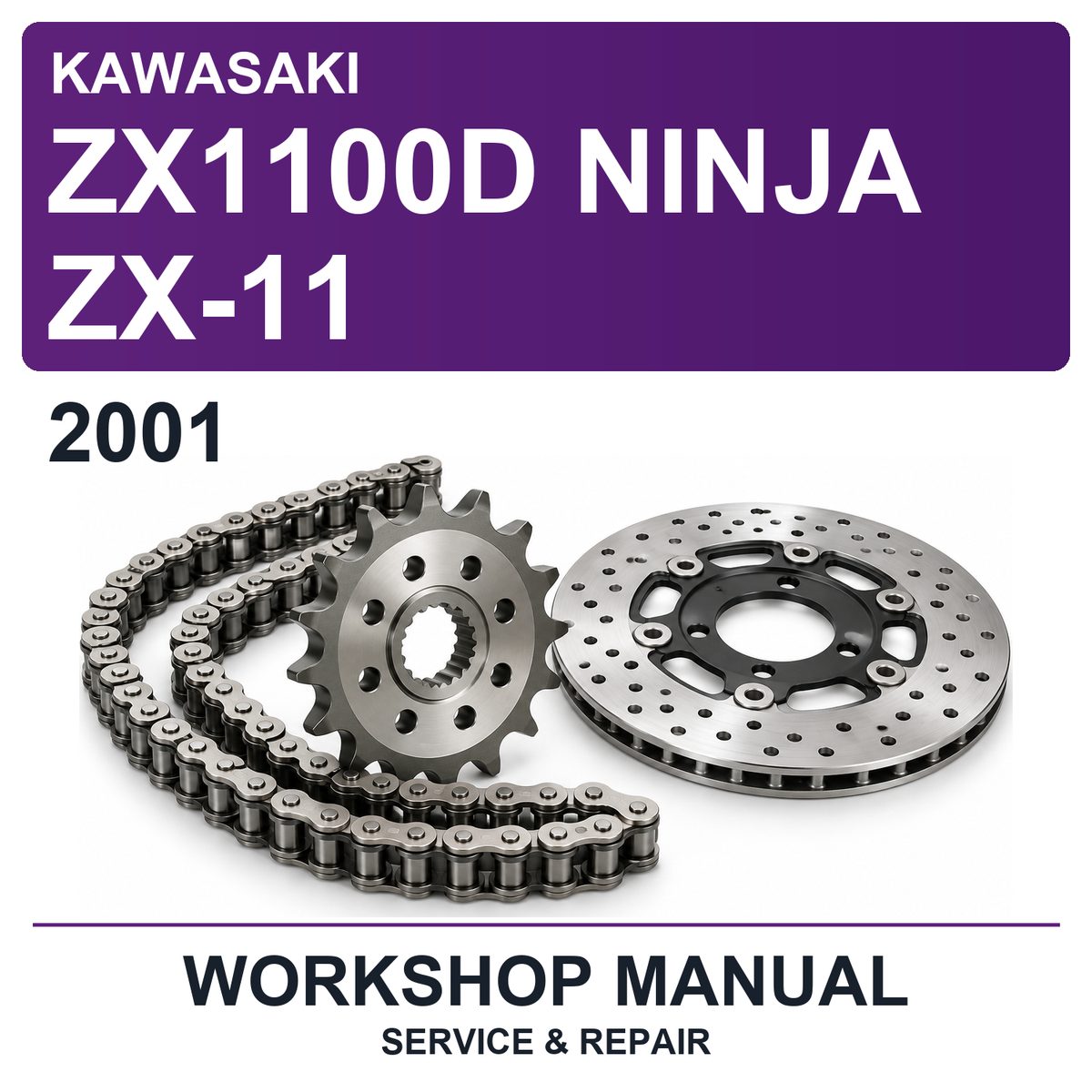 2001 Kawasaki ZX1100D Ninja ZX-11 Workshop Service & Repair Manual