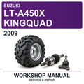 2009 Suzuki LT-A450X Kingquad Workshop Service & Repair Manual