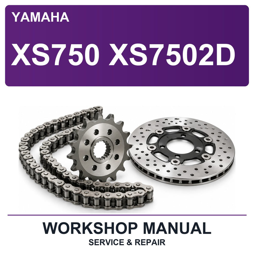 Yamaha XS750 XS7502D Workshop Service & Repair Manual