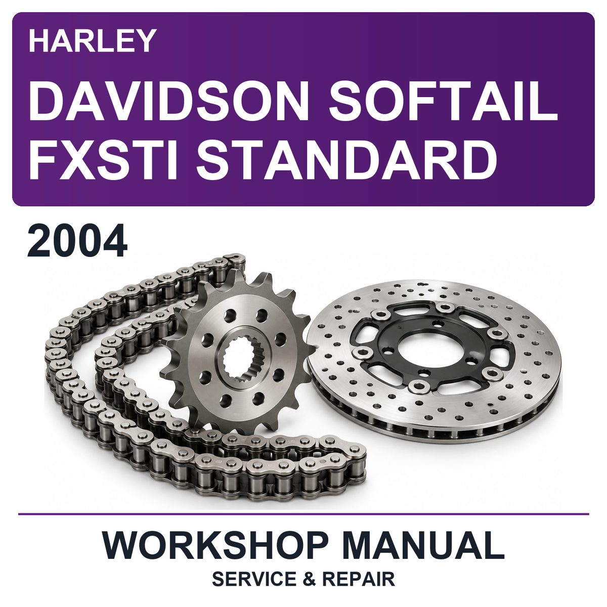 2004 Harley Davidson Softail Fxsti Standard Workshop Service & Repair Manual