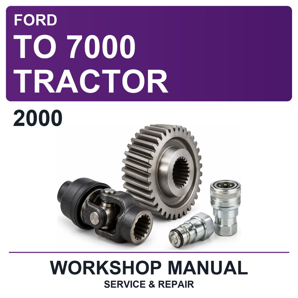 2000 Ford To 7000 Tractor Workshop Service & Repair Manual