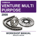 2008 Yamaha Venture Multi Purpose Workshop Service & Repair Manual