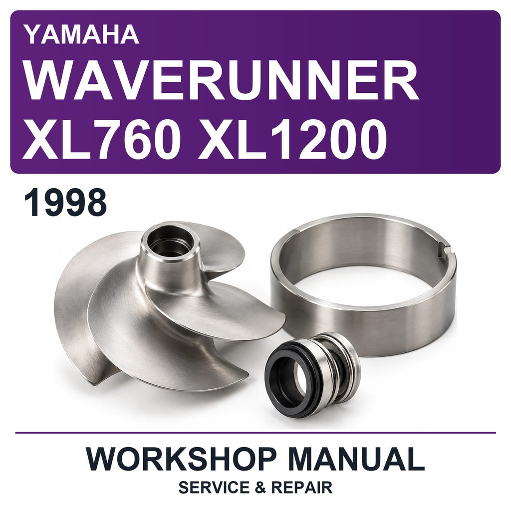 1998 Yamaha Waverunner XL760 XL1200 Workshop Service & Repair Manual