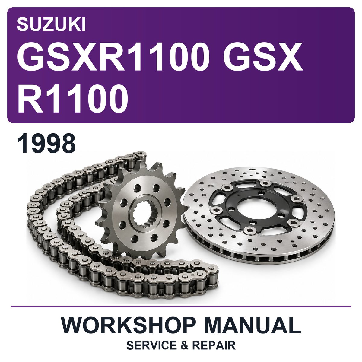 1998 Suzuki GSXR1100 GSX R1100 Workshop Service & Repair Manual