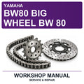 Yamaha BW80 Big Wheel BW 80 Workshop Service & Repair Manual
