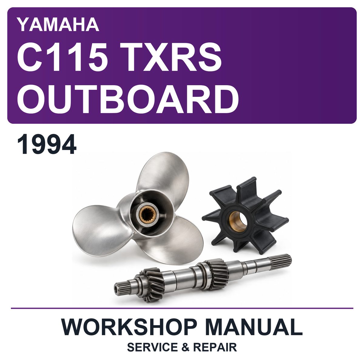 1994 Yamaha C115 Txrs Outboard Workshop Service & Repair Manual