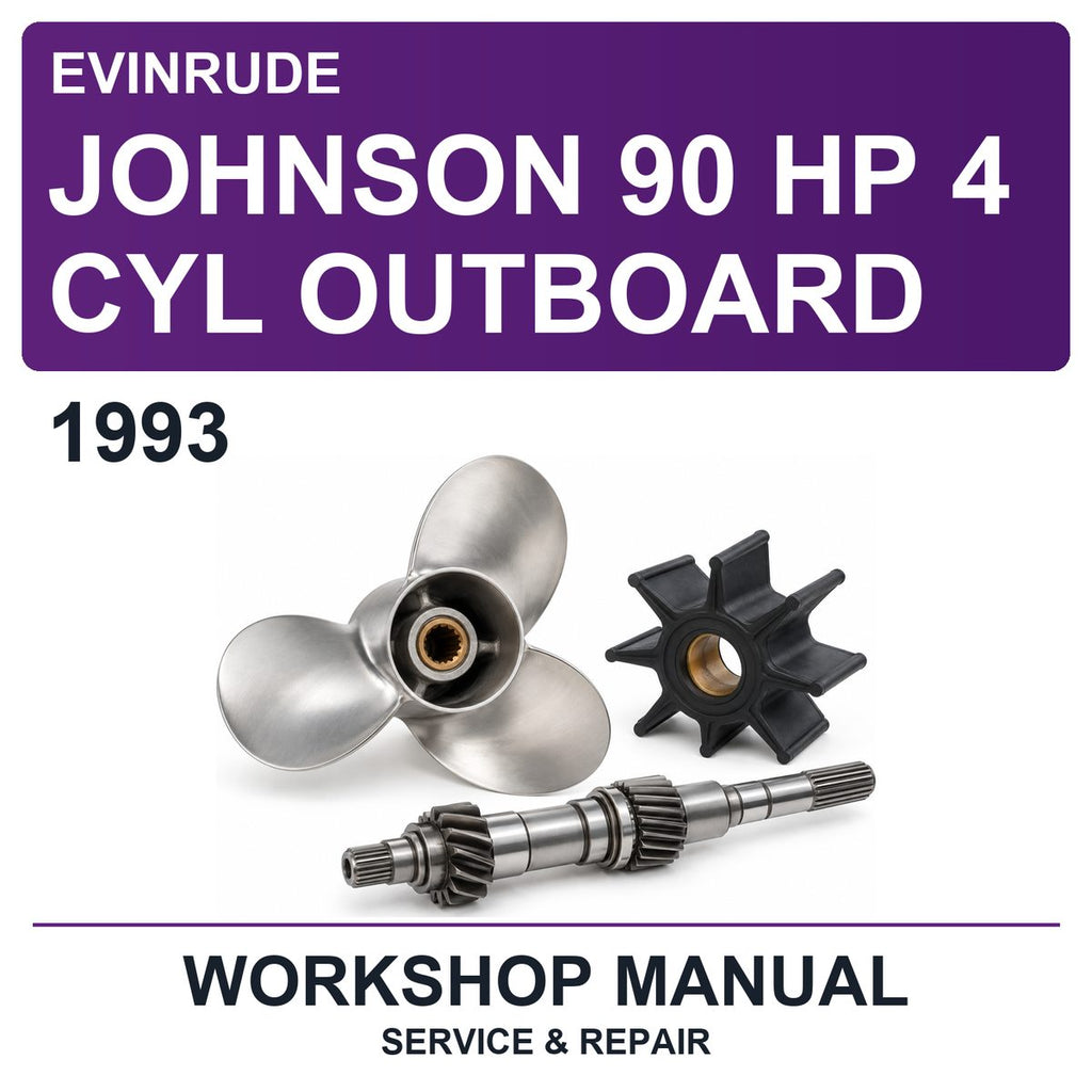 1993 Evinrude Johnson 90 HP 4 Cyl Outboard Workshop Service & Repair Manual