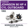 1993 Evinrude Johnson 90 HP 4 Cyl Outboard Workshop Service & Repair Manual