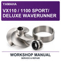 Yamaha VX110 / 1100 Sport/ Deluxe Waverunner Workshop Service & Repair Manual