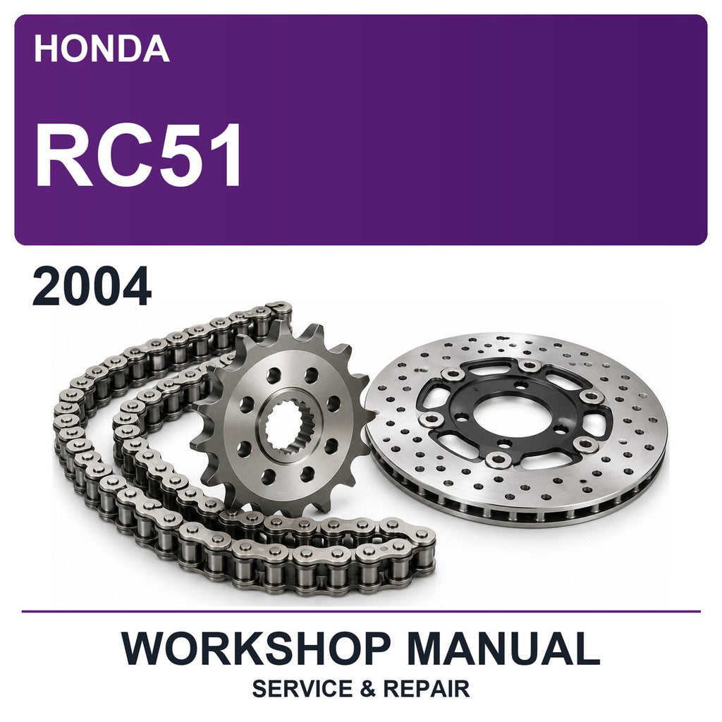 2004 Honda RC51 Workshop Service & Repair Manual