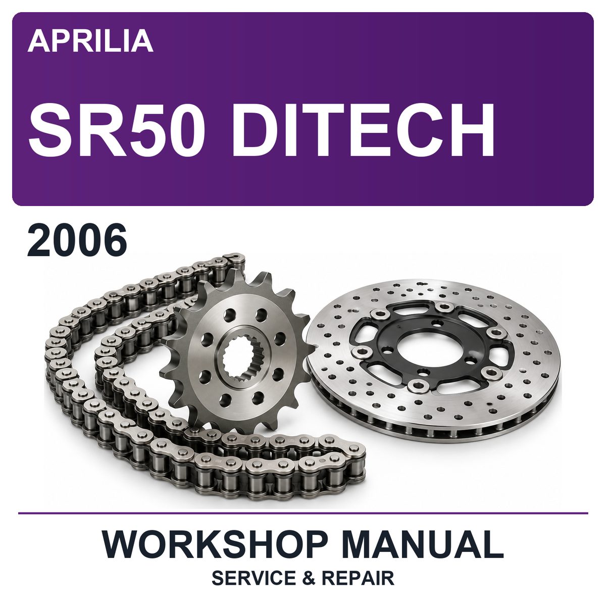 2006 Aprilia SR50 Ditech Workshop Service & Repair Manual