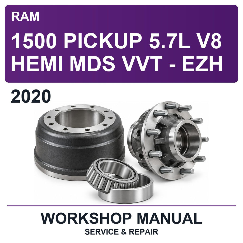 2020 Ram 1500 Pickup 5.7L V8 Hemi MDS VVT - EZH Workshop Service & Repair Manual