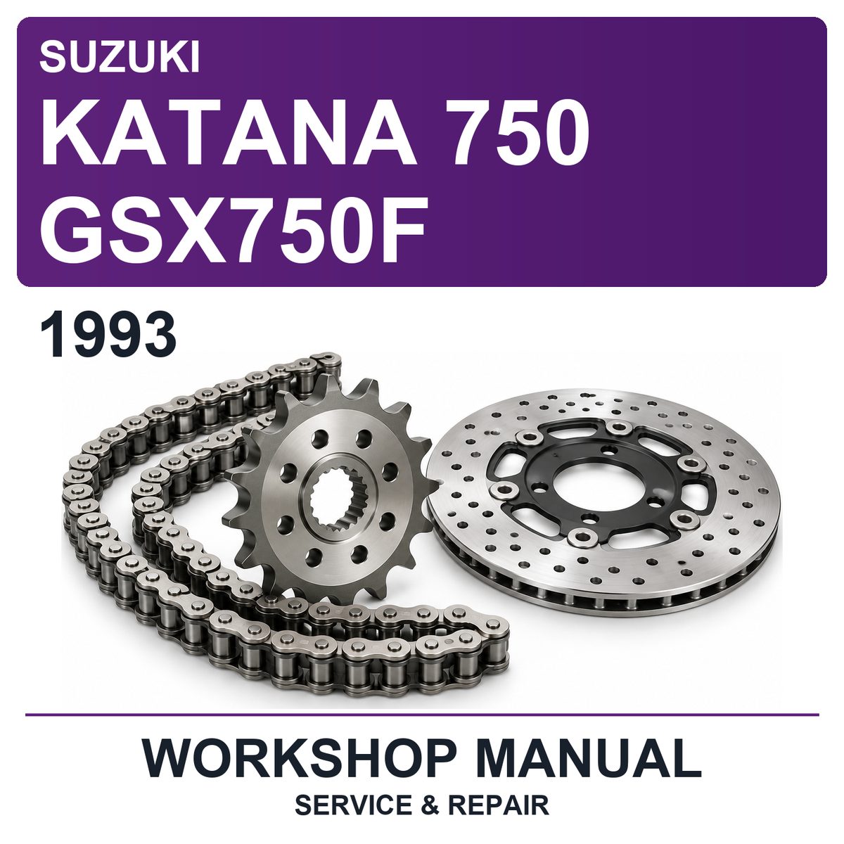 1993 Suzuki Katana 750 GSX750F Workshop Service & Repair Manual