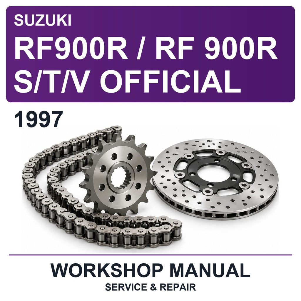 1997 Suzuki RF900R / RF 900R S/t/v Official Workshop Service & Repair Manual