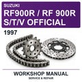 1997 Suzuki RF900R / RF 900R S/t/v Official Workshop Service & Repair Manual
