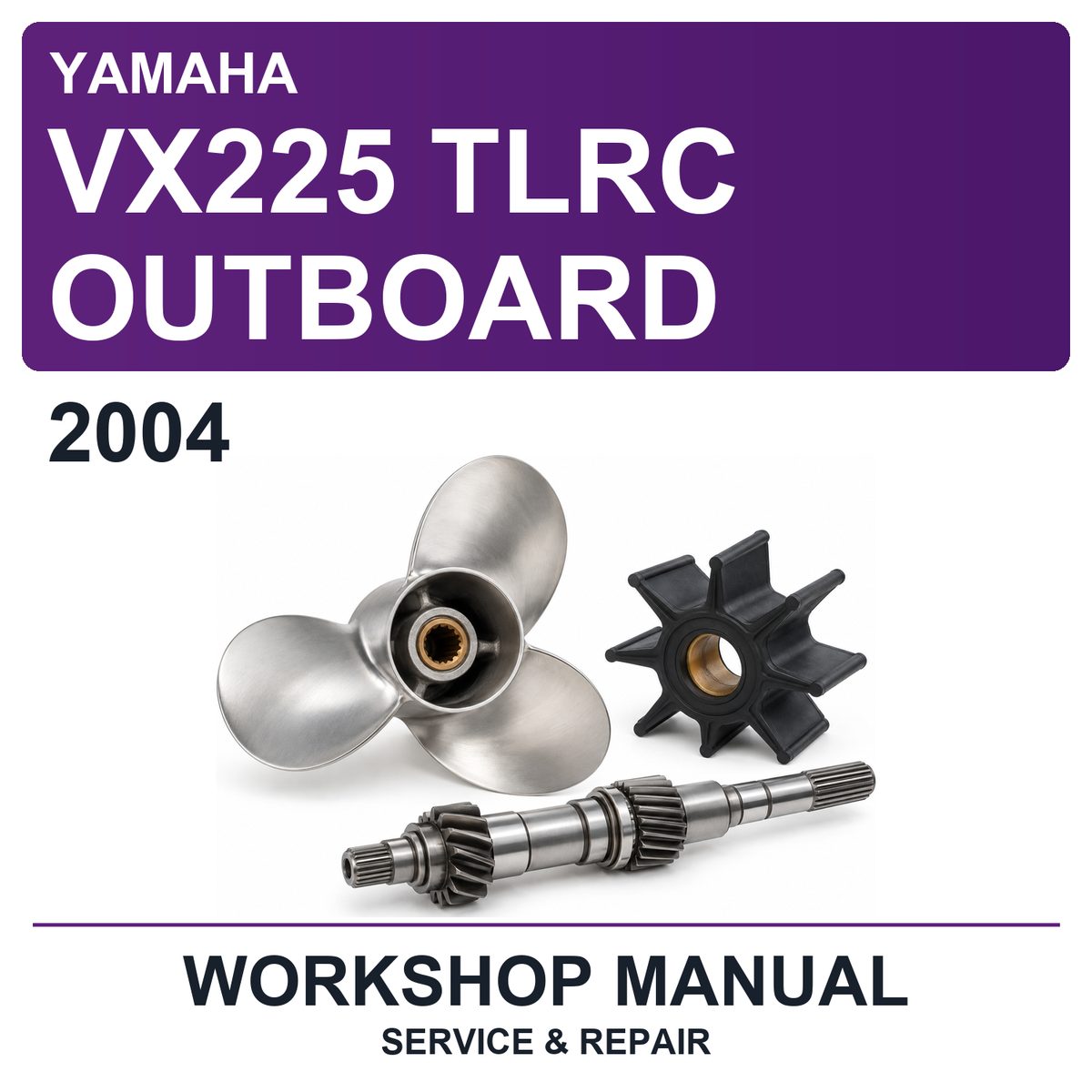 2004 Yamaha VX225 Tlrc Outboard Workshop Service & Repair Manual