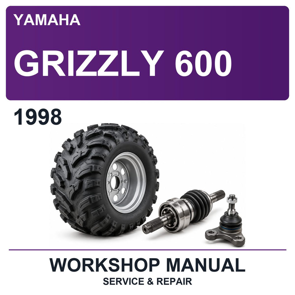 1998 Yamaha Grizzly 600 Workshop Service & Repair Manual