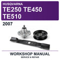 2007 Husqvarna TE250 TE450 TE510 Workshop Service & Repair Manual