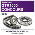 2000 Kawasaki GTR1000 Concours Workshop Service & Repair Manual