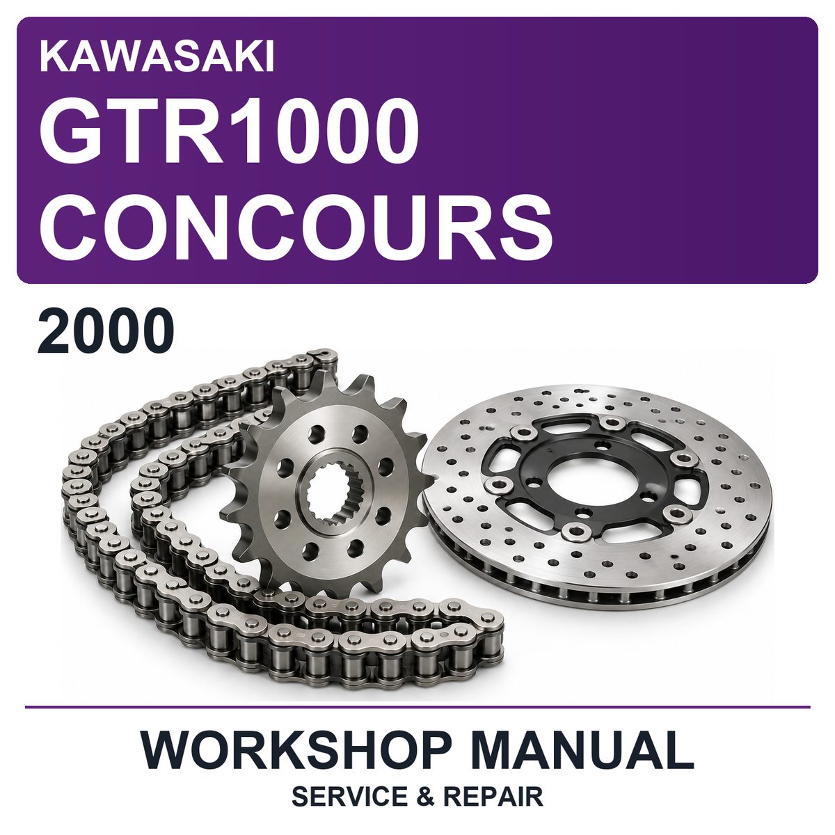 2000 Kawasaki GTR1000 Concours Workshop Service & Repair Manual