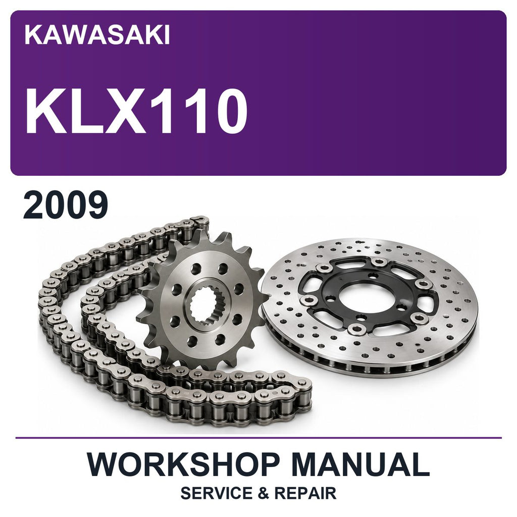 2009 Kawasaki KLX110 Workshop Service & Repair Manual