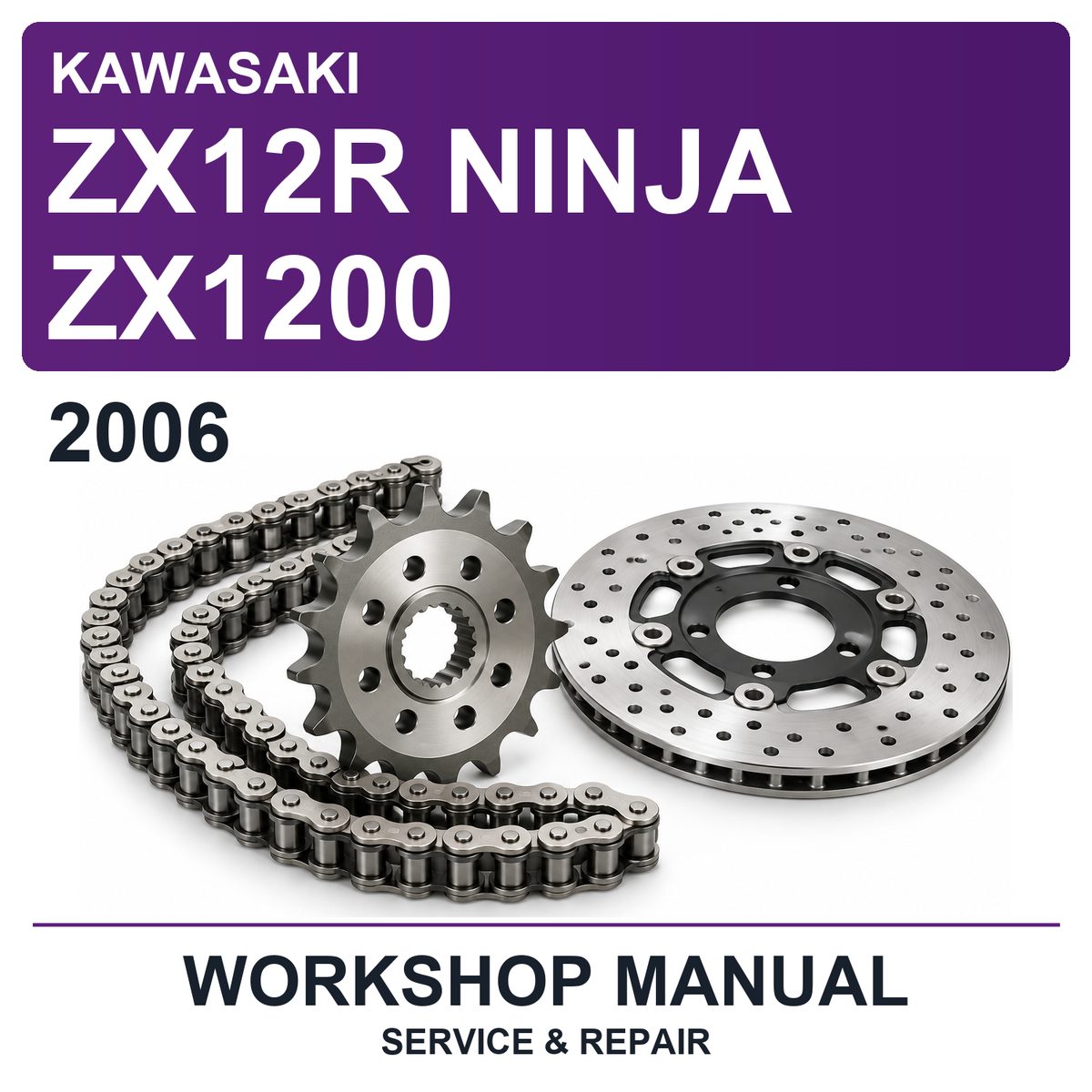 2006 Kawasaki ZX12R Ninja ZX1200 Workshop Service & Repair Manual