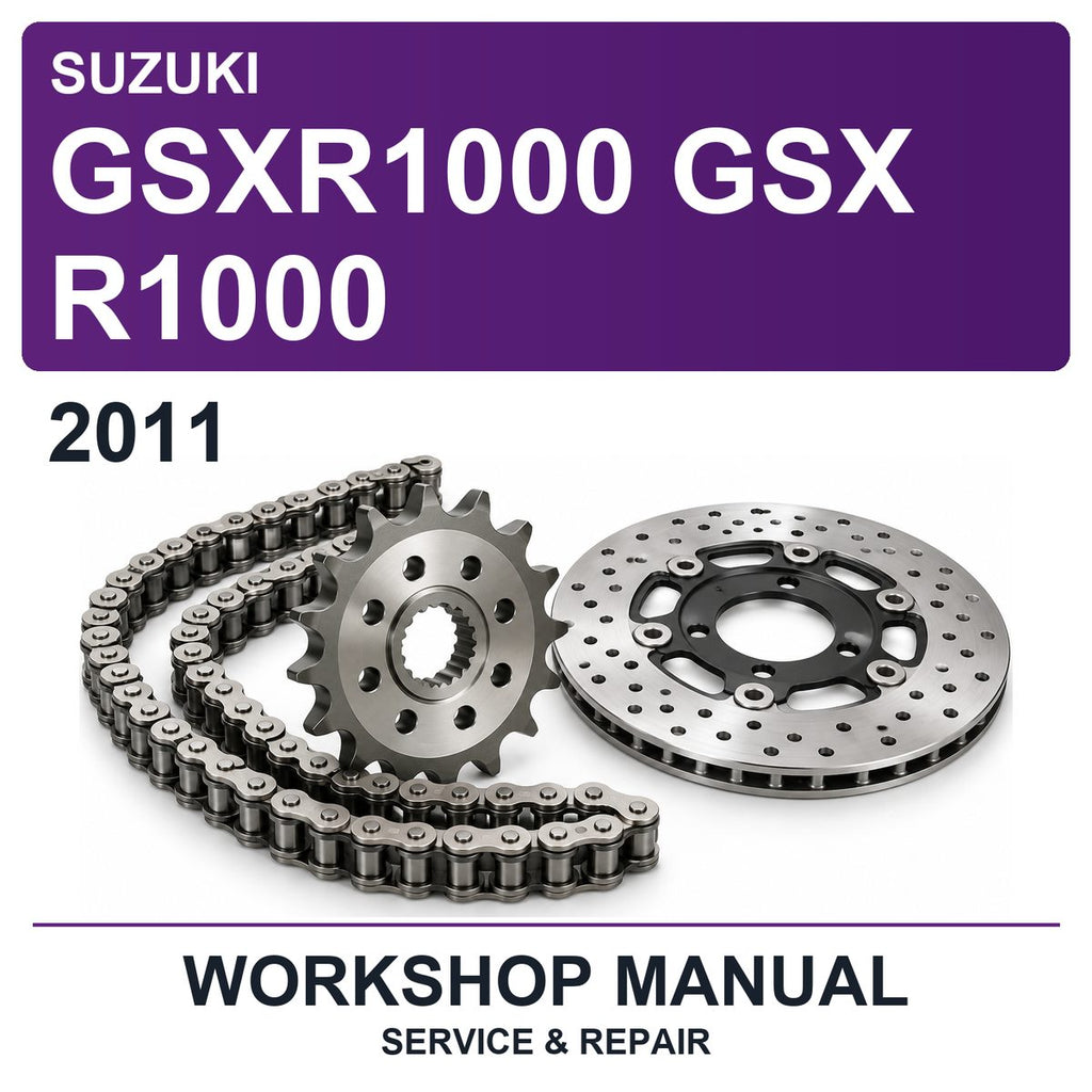 2011 Suzuki GSXR1000 GSX R1000 Workshop Service & Repair Manual