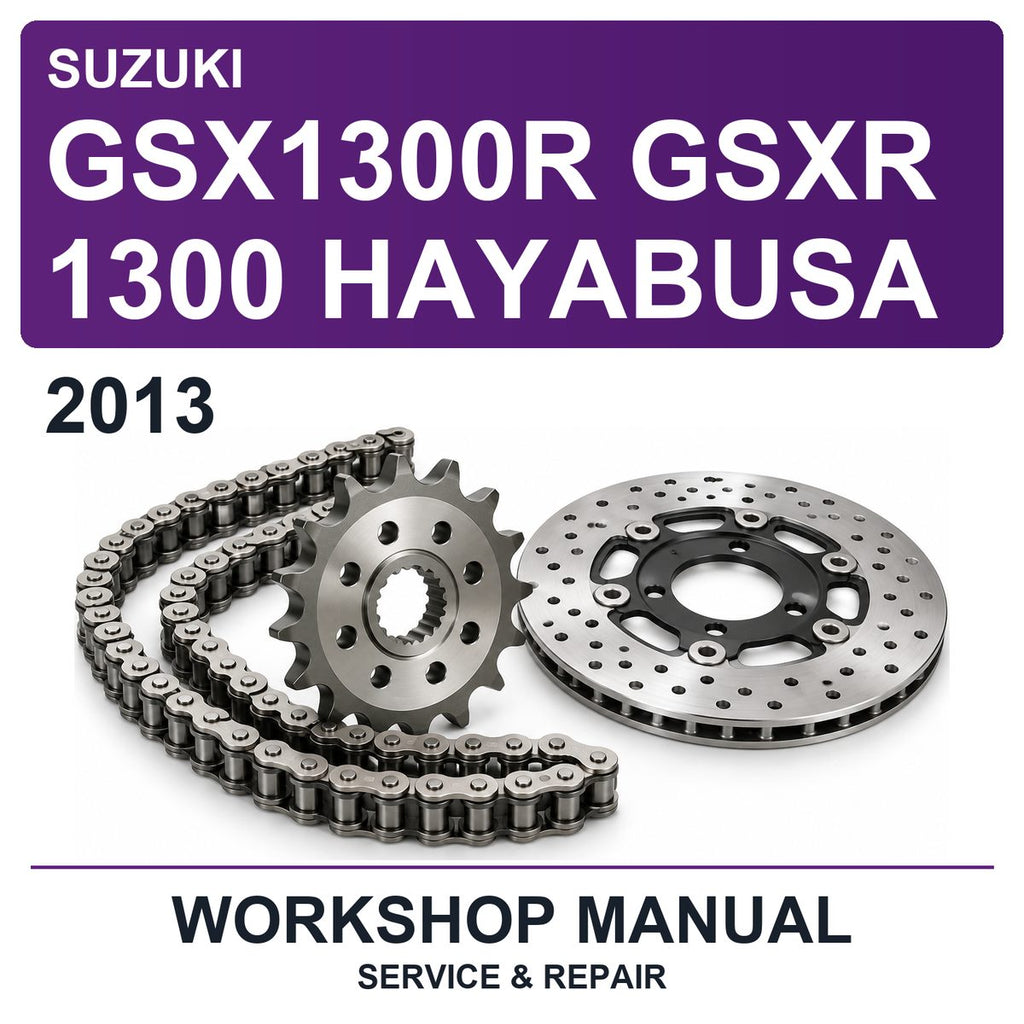 2013 Suzuki GSX1300R Gsxr 1300 Hayabusa Workshop Service & Repair Manual