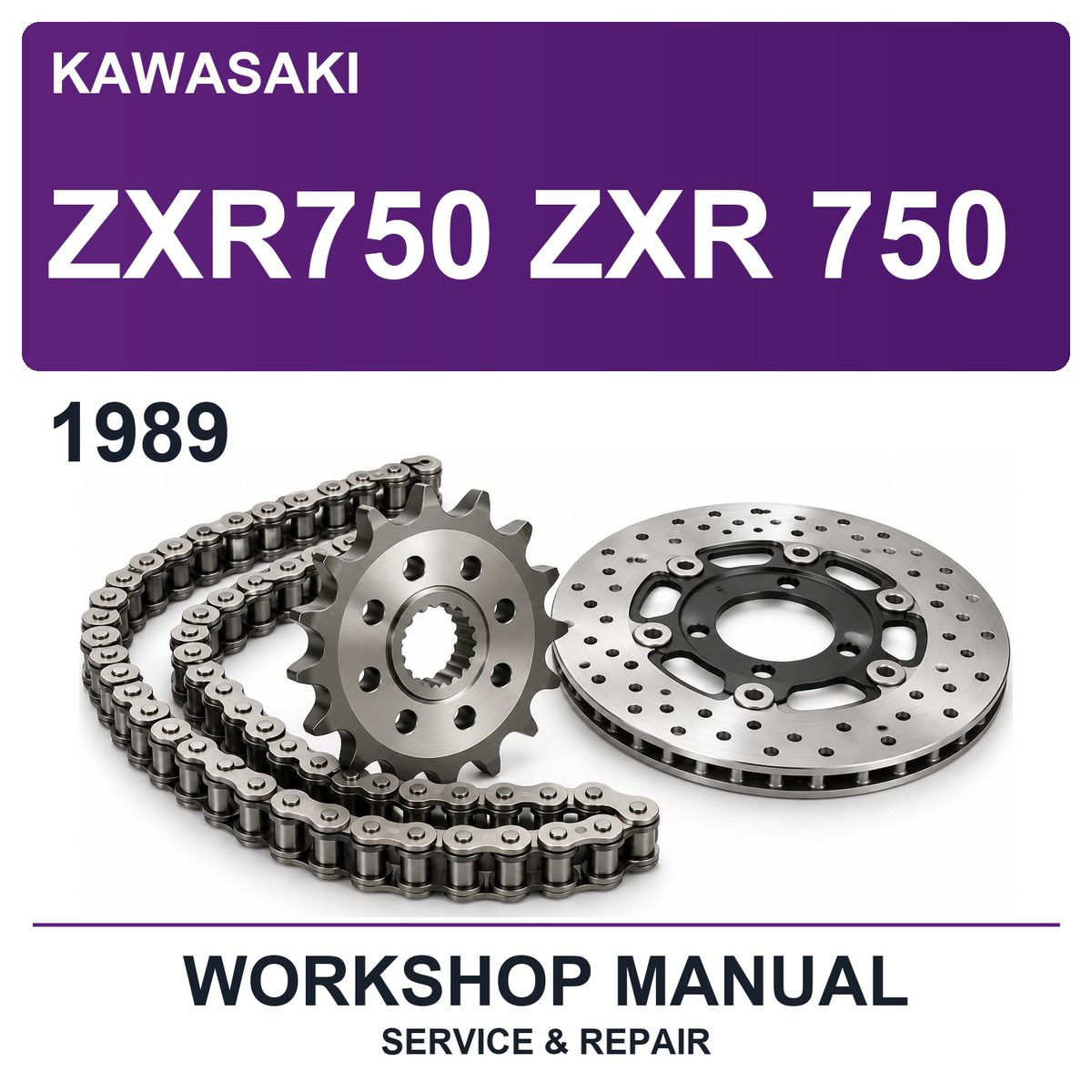 1989 Kawasaki ZXR750 ZXR 750 Workshop Service & Repair Manual