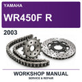 2003 Yamaha WR450F R Workshop Service & Repair Manual