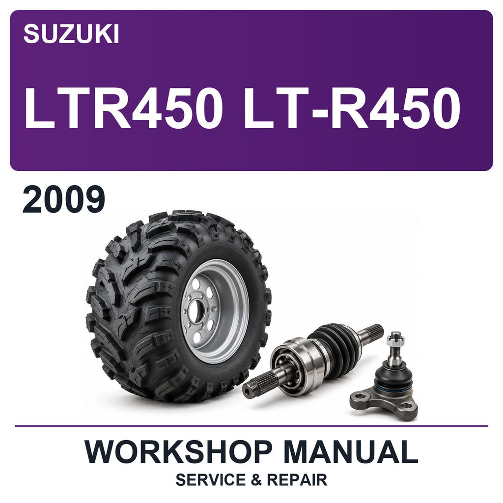 2009 Suzuki LTR450 LT-R450 Workshop Service & Repair Manual